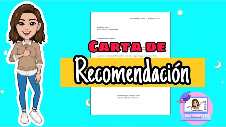 Formato de Carta de Recomendación Laboral Editable: Ejemplos y Consejos