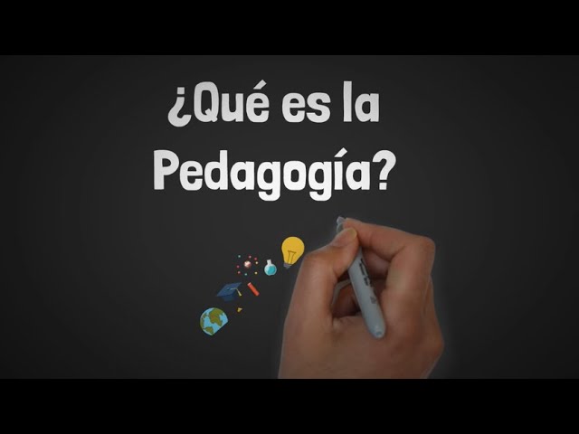 cual es el objetivo de la pedagogia