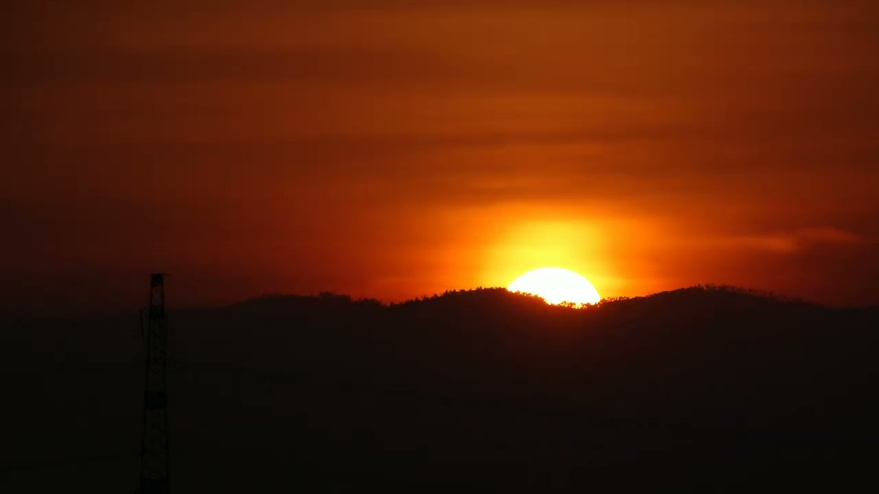 hora que se oculta el sol