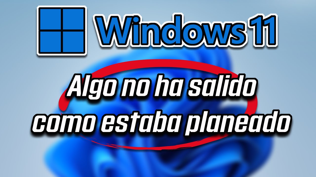 algo no ha salido como estaba planeado
