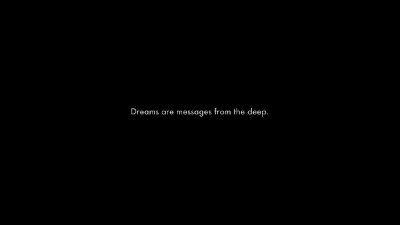 dreams are messages from the deep