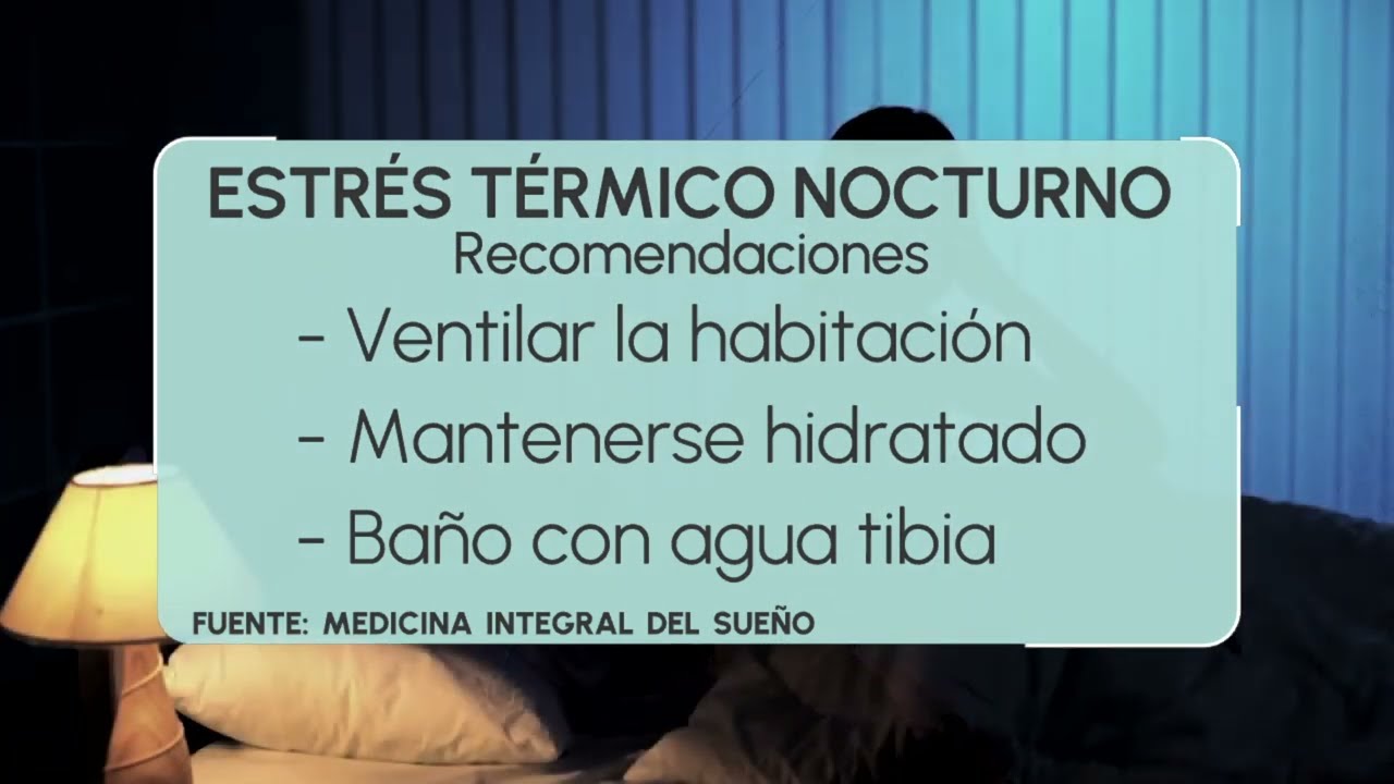 no puedo dormir por el calor