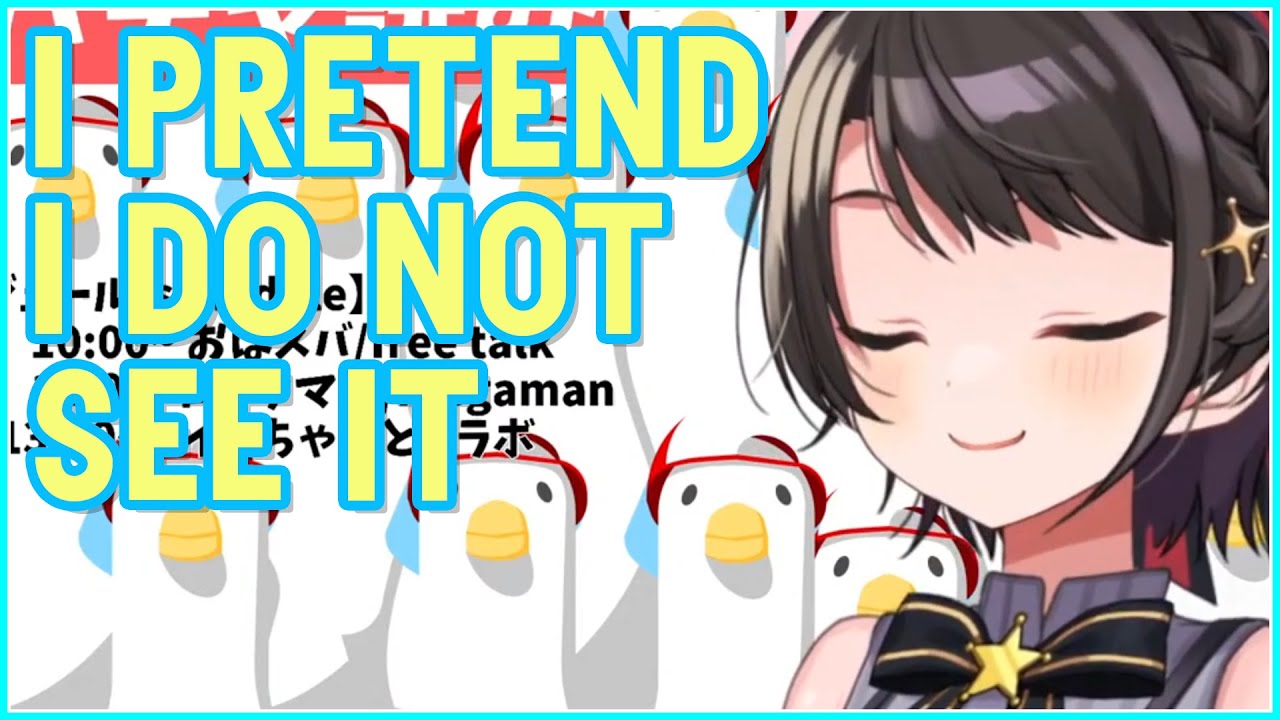 i pretend i do not see it