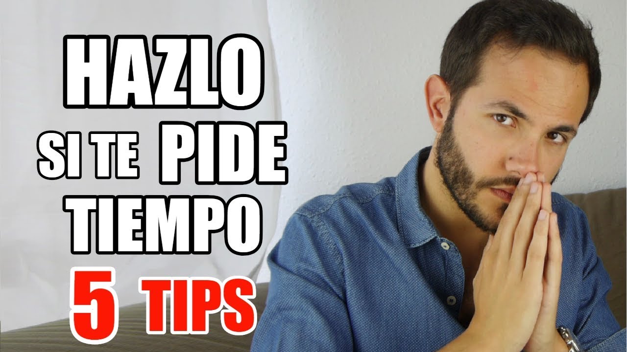 mi novio me pidió tiempo pero dice que me ama