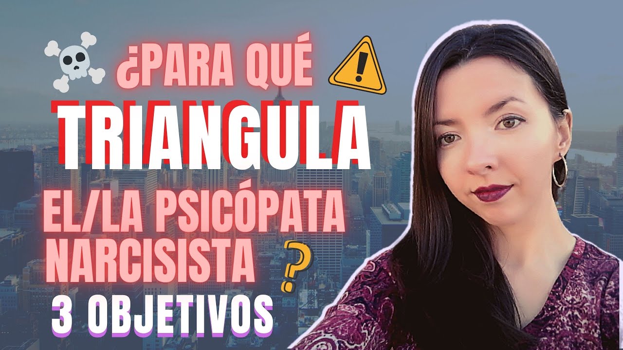 que es triangular a una persona
