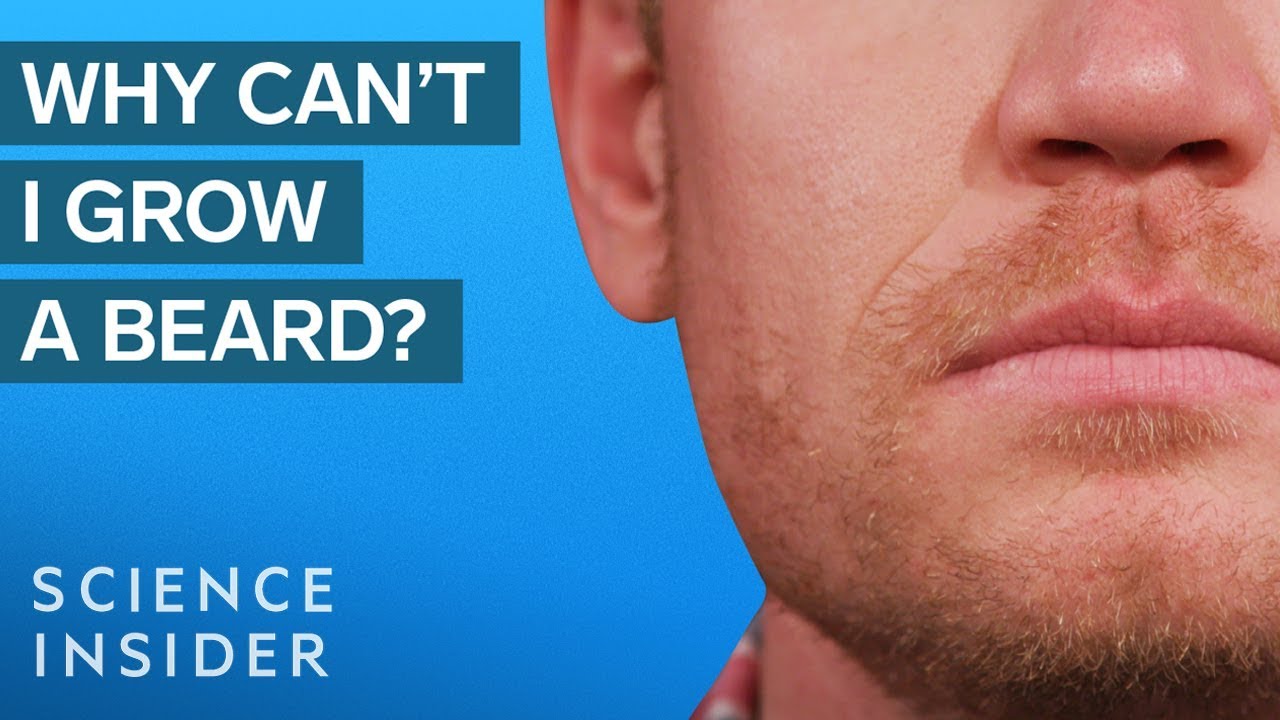 why can't some men grow a beard