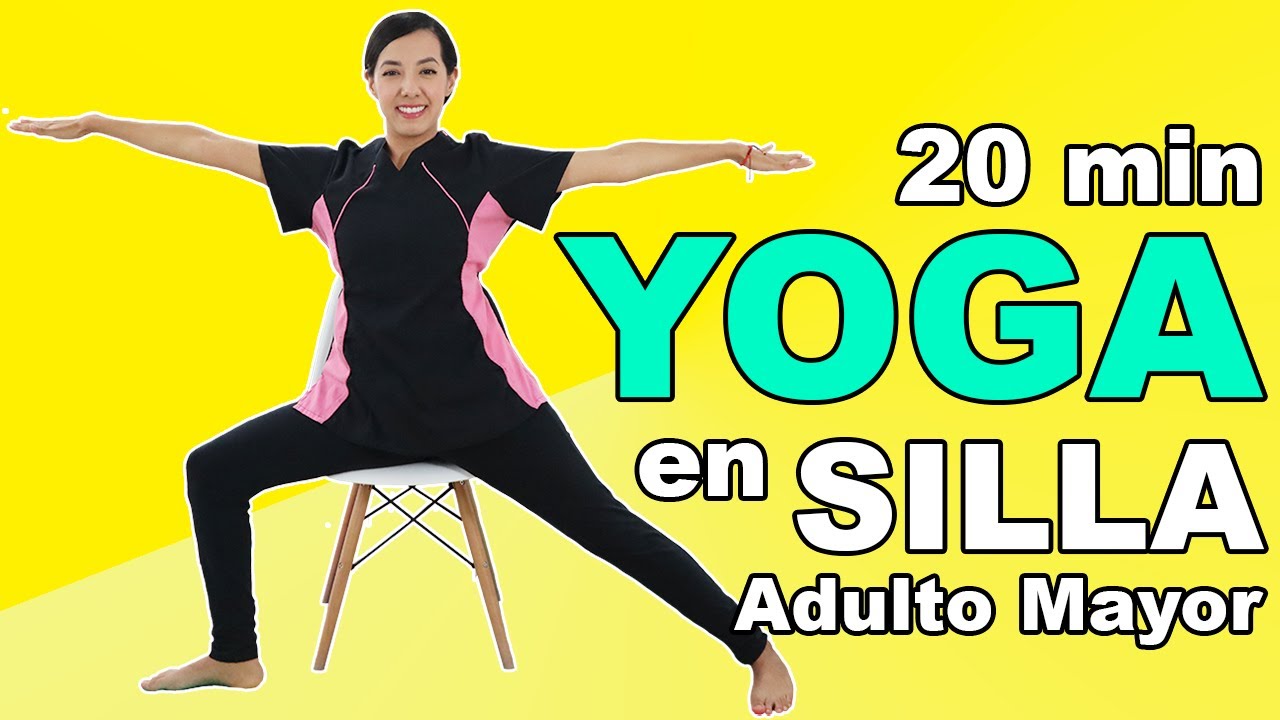 yoga en silla para mayores de 60 años