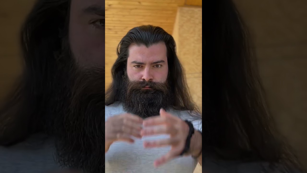 guy with beard and long hair