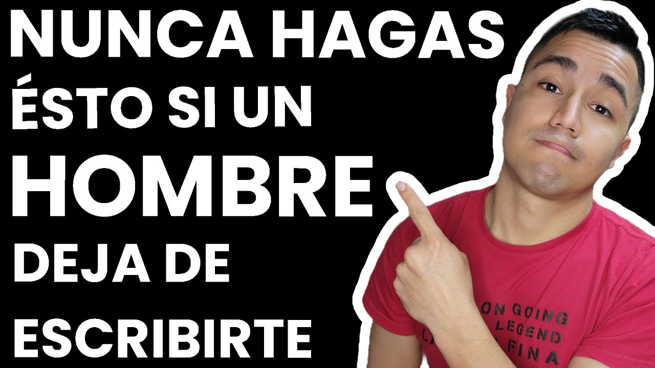 porque un hombre te deja de hablar de repente
